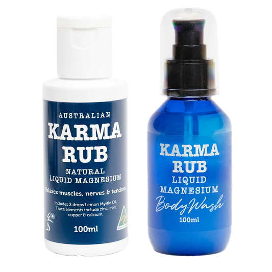 100ml Karma Rub and 100ml Body Wash