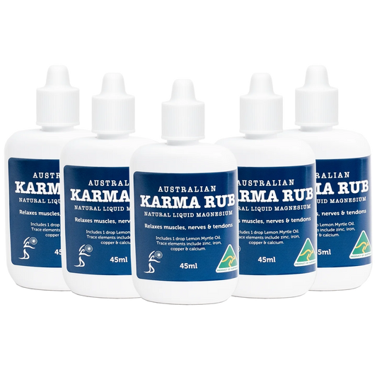 5 x 45ml Karma Rub Magnesium