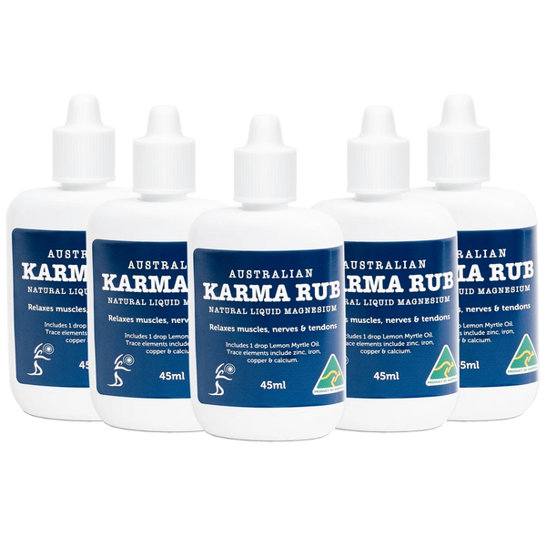 5 x 45ml Karma Rub Magnesium
