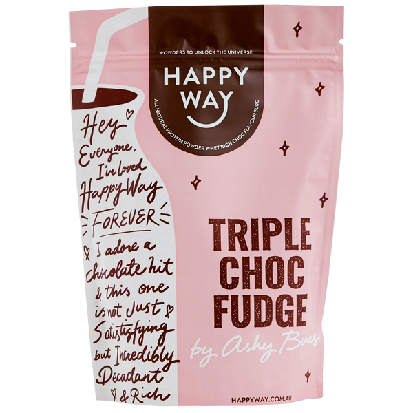 Ashy Bines Triple Choc Fudge Whey Protein Powder - 500g