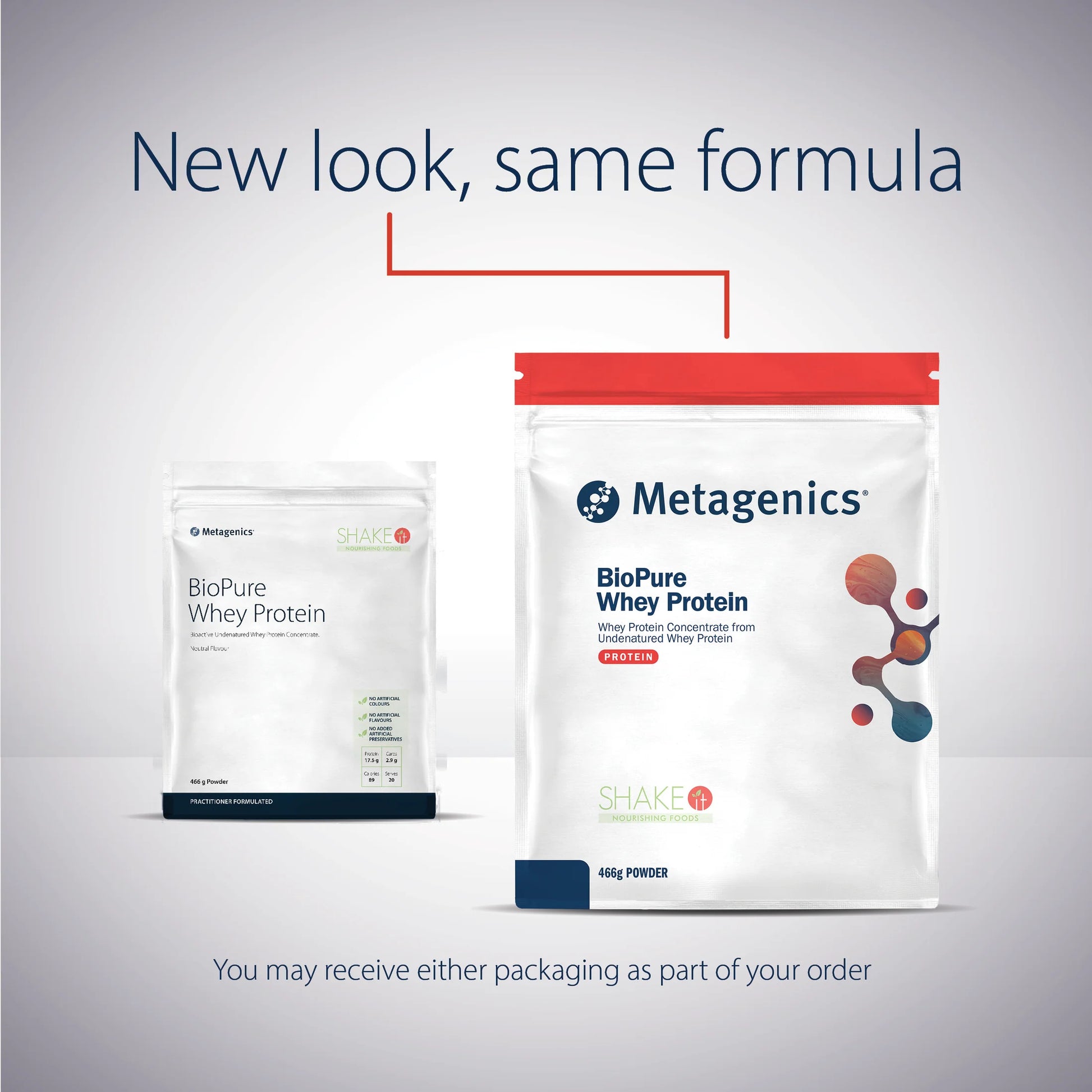 BioPure Whey Protein Neutral 466g Powder