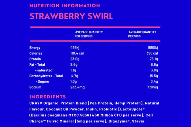 CRAYV Protein Powders