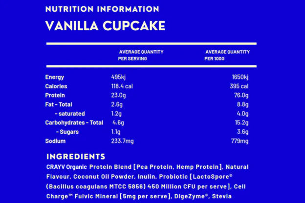 CRAYV Protein Powders
