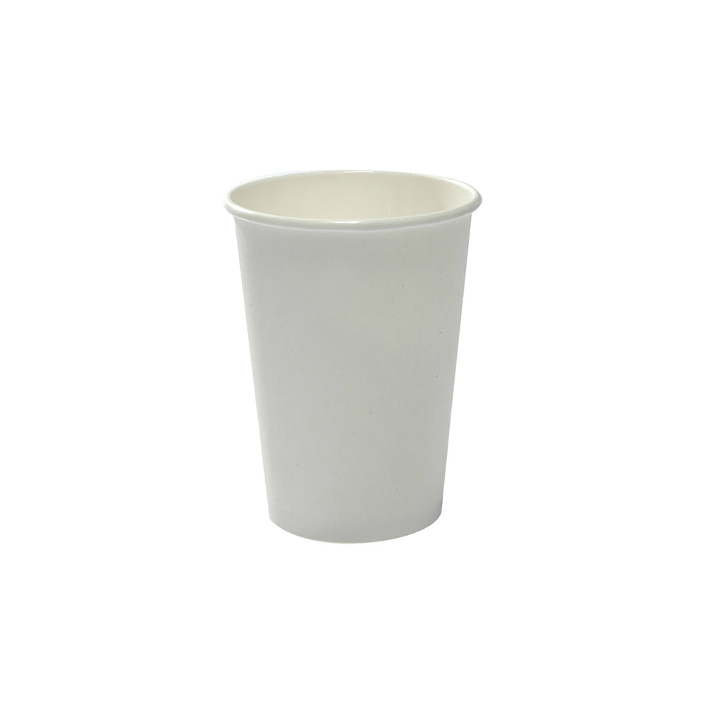 Capri Single Wall Paper Cups White