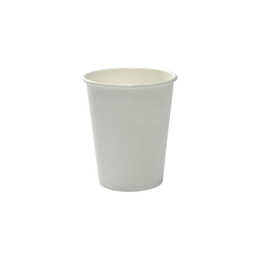 Capri Single Wall Paper Cups White