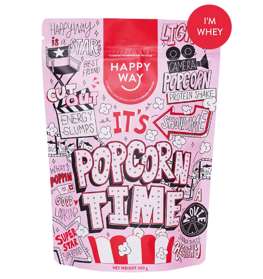 Caramel Popcorn Whey Protein Powder - 500g
