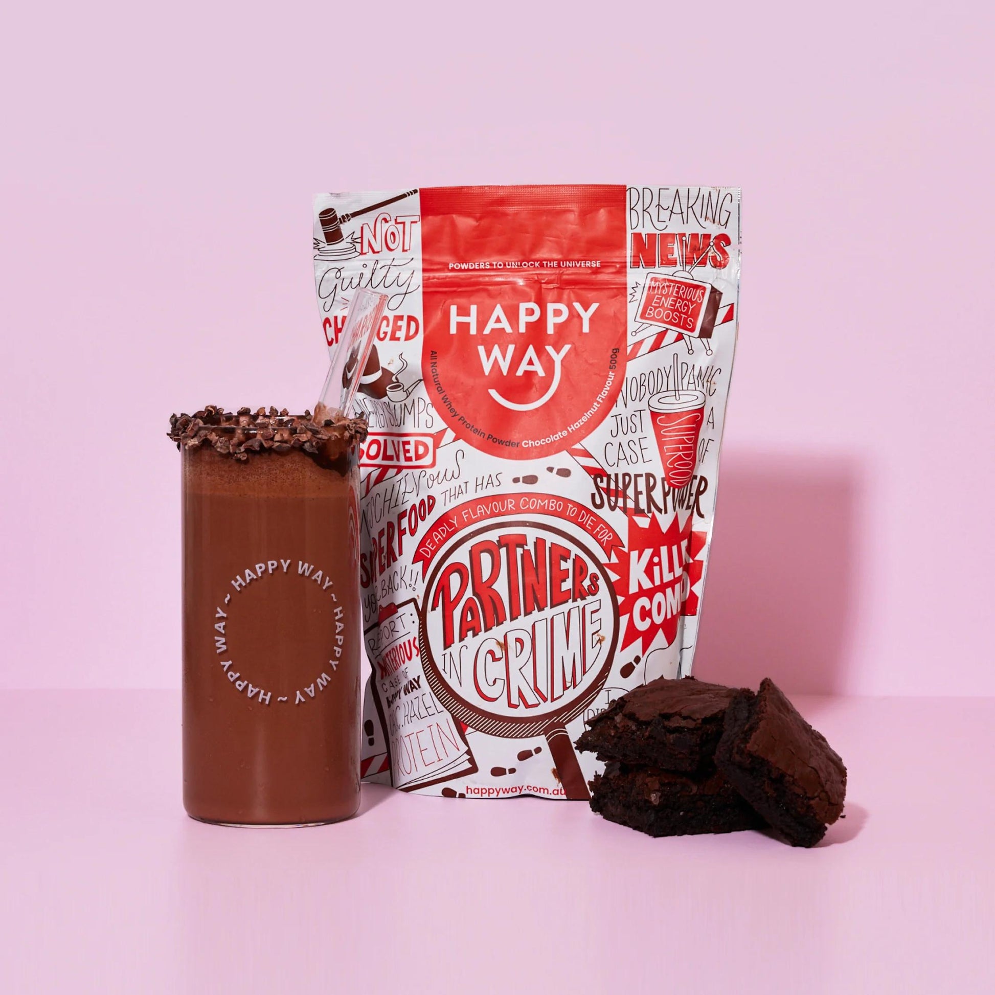 Chocolate Hazelnut Whey Protein Powder - 500g