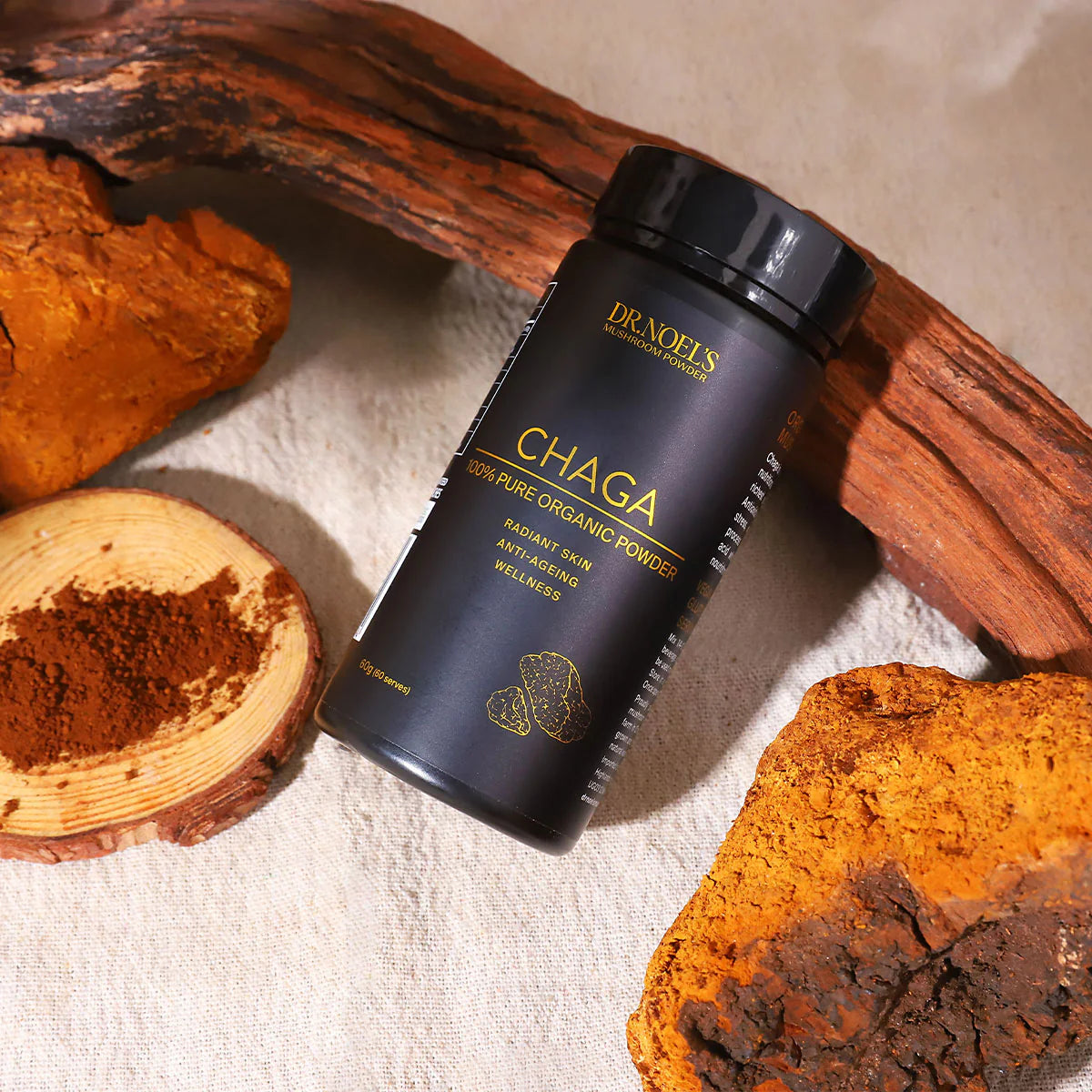 Concentrated Organic Chaga Mushroom Powder