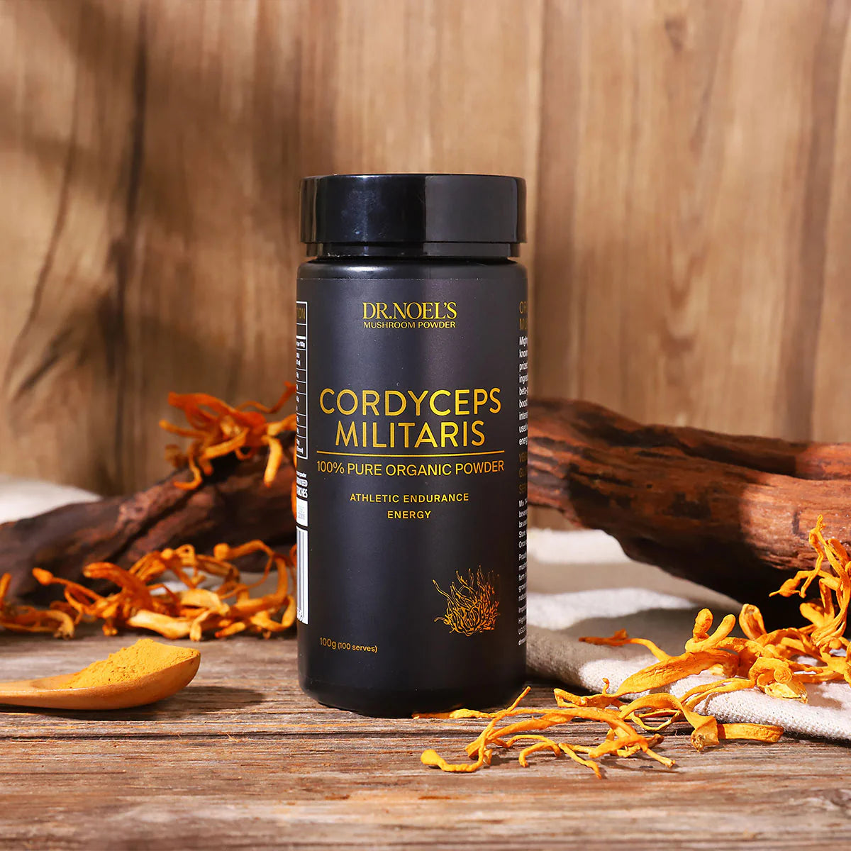 Concentrated Organic Cordyceps Militaris Mushroom Powder