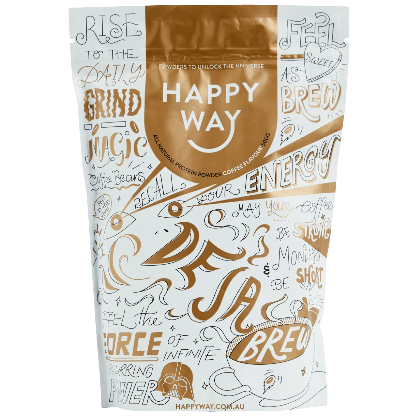 Deja Brew Coffee Whey Protein Powder - 500g