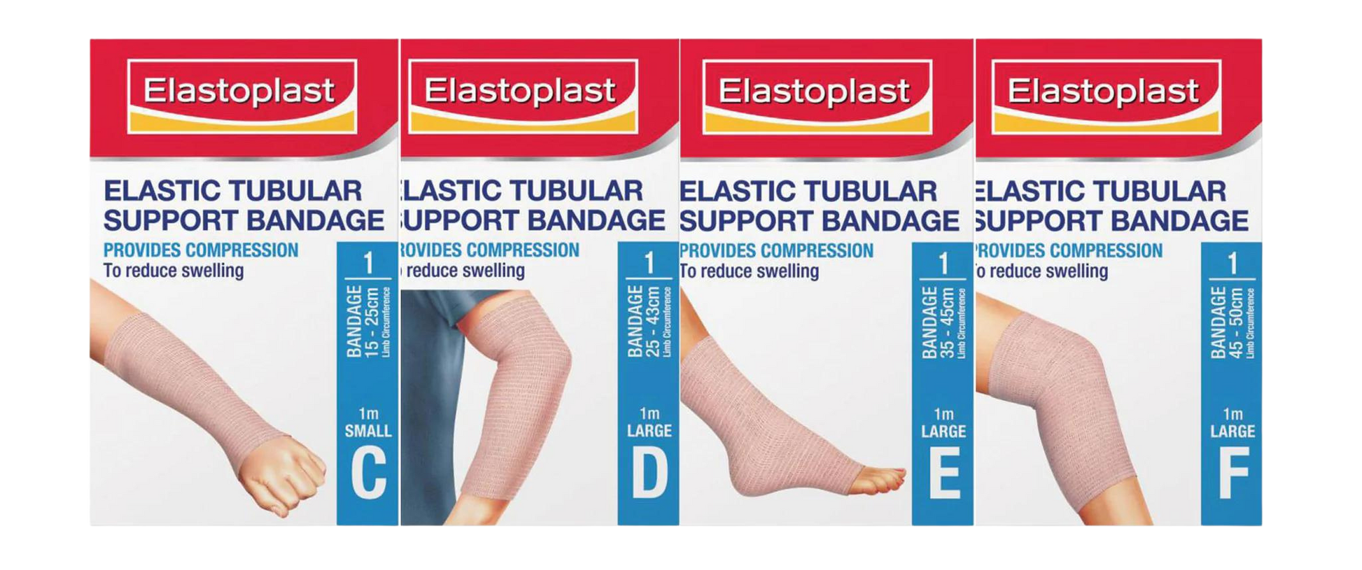 Elastoplast Elastic Tubular Support Bandage 1 metre lengths