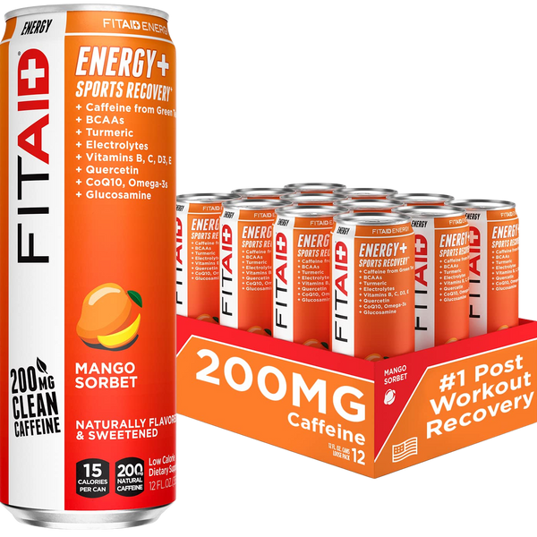 Fitaid Energy - Clean Caffeine from Green Tea + BCAAs + Electrolytes