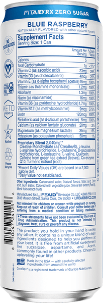 Fitaid RX Creatine - Boosted Creatine + BCAAs + Electrolytes