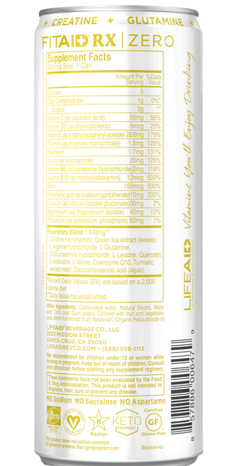 Fitaid RX Creatine - Boosted Creatine + BCAAs + Electrolytes