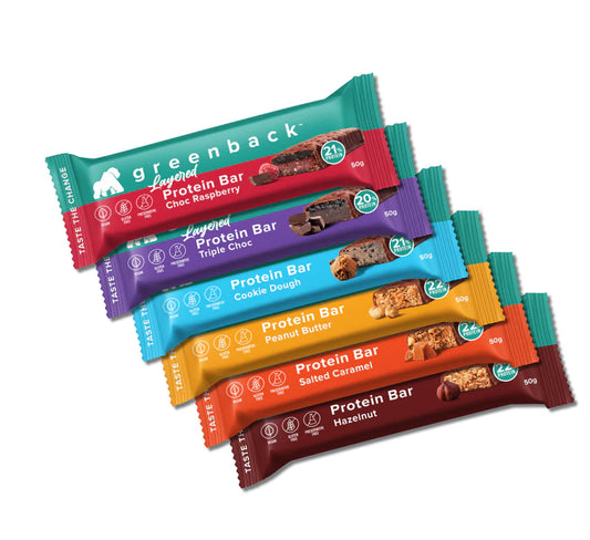 Plant-Based Sampler Protein Bars 50g x 6pk