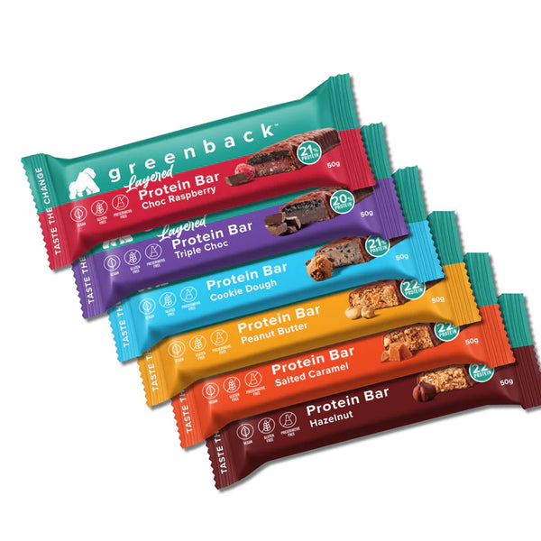 Plant-Based Sampler Protein Bars 50g x 6pk