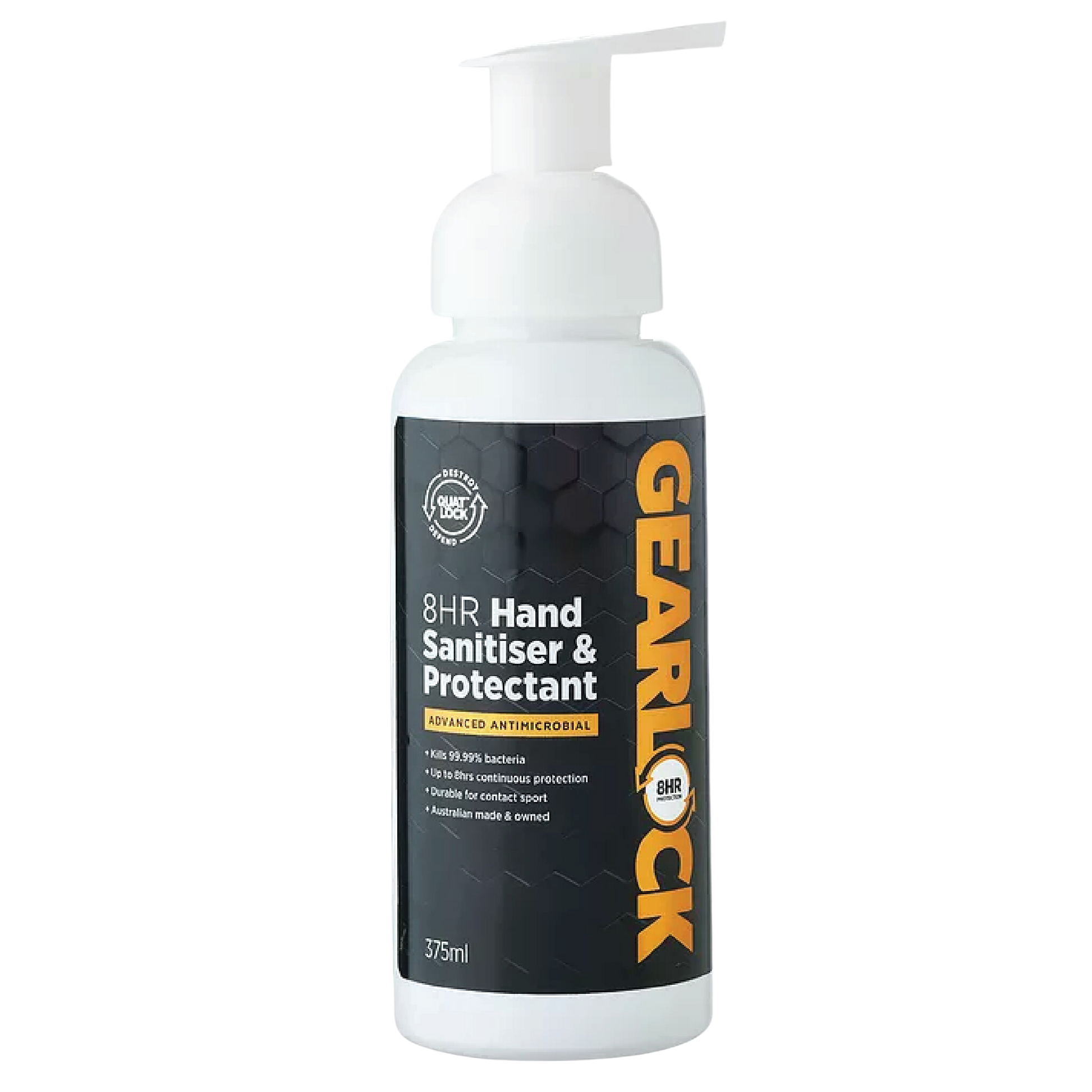 Gearlock 8 Hour Hand Sanitiser & Protectant