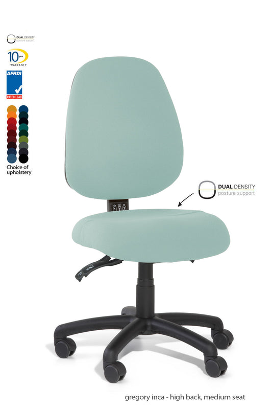 Gregory Inca Ergonomic Round Back Task Chair