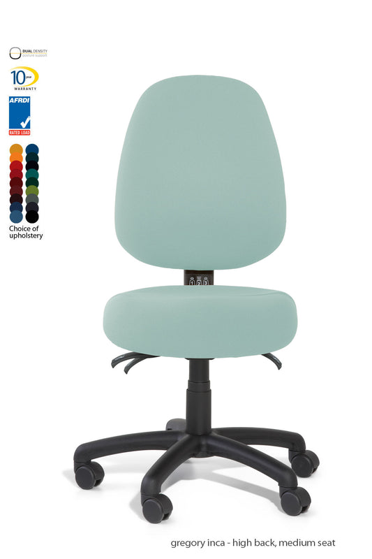 Gregory Inca Ergonomic Round Back Task Chair