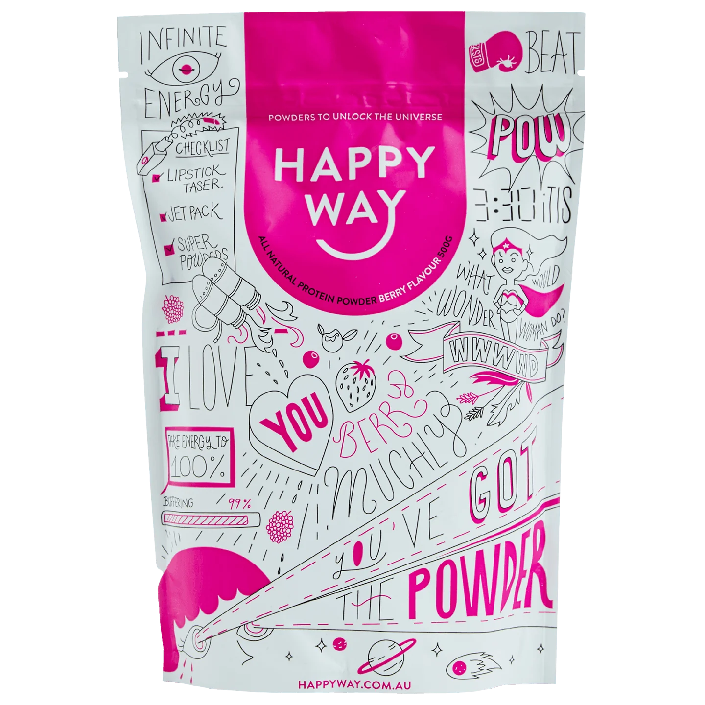 I Love You Berry Much Whey Protein Powder - 500g