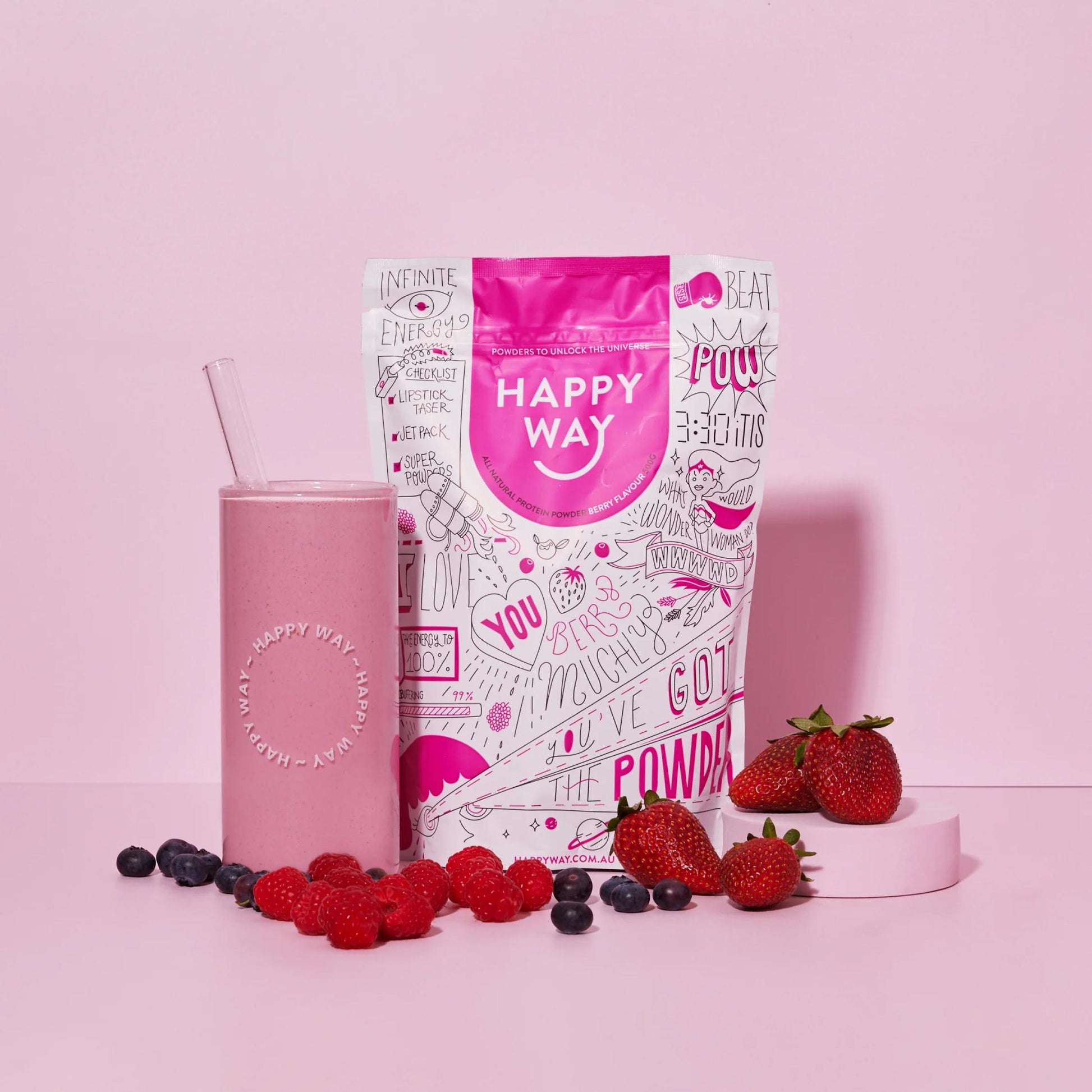 I Love You Berry Much Whey Protein Powder - 500g