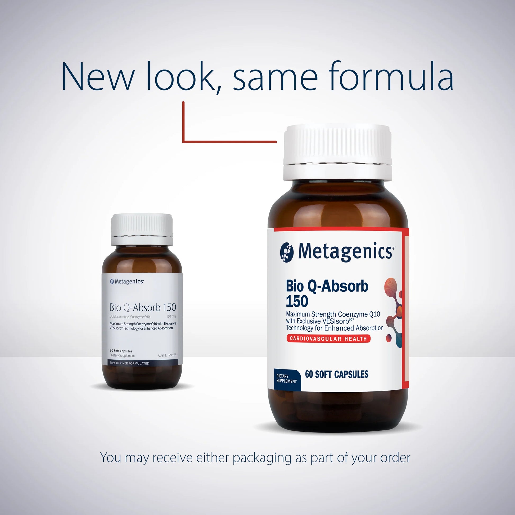 Metagenics Bio Q-Absorb 150 60 soft gel capsules