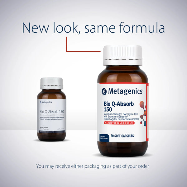 Metagenics Bio Q-Absorb 150 60 soft gel capsules