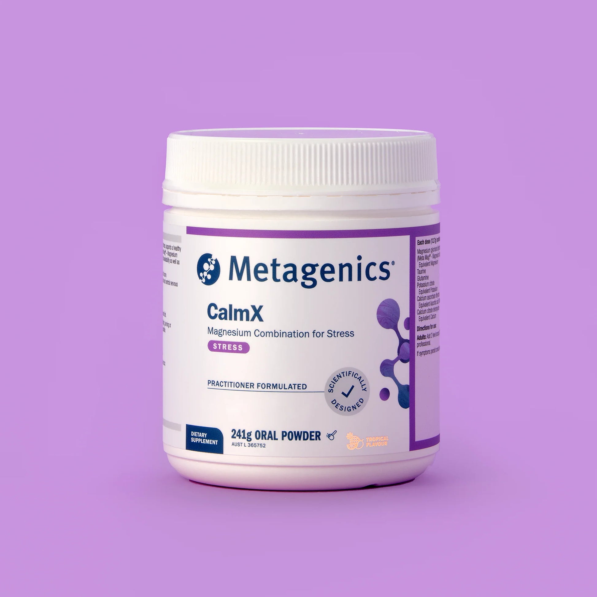 Metagenics CalmX Tropical Powder - 241g
