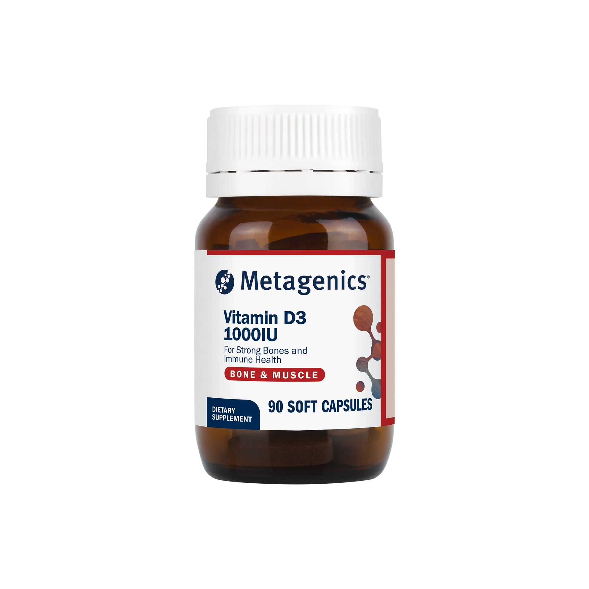 Metagenics Vitamin D3 1000IU 90 capsules
