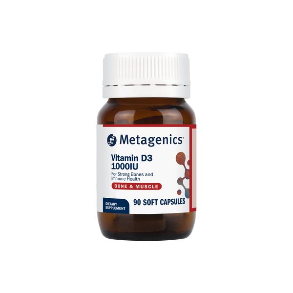 Metagenics Vitamin D3 1000IU 90 capsules