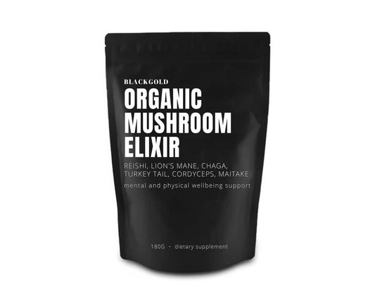 Organic Mushroom Elixir (90 Serve/180g Bag)