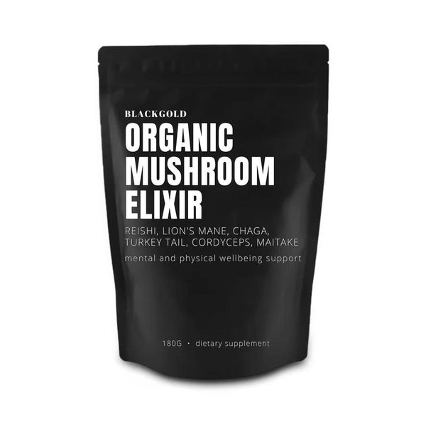 Organic Mushroom Elixir (90 Serve/180g Bag)