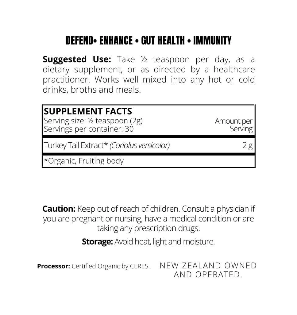 Organic Turkey Tail Extract