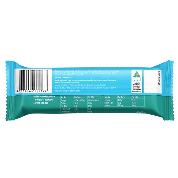 Plant-Based Cookie Dough Protein Bar 50g x 12pk