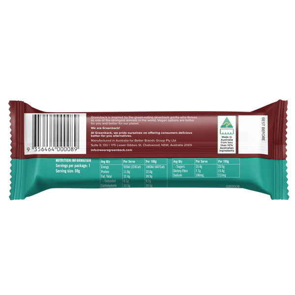 Plant-Based Hazelnut Protein Bar 50g X 12pk