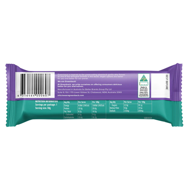 Plant-Based Layered Triple Choc Protein Bar 50g x 12pk