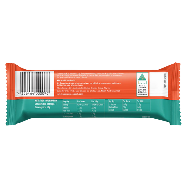 Plant-Based Salted Caramel Protein Bar 50g X 12pk