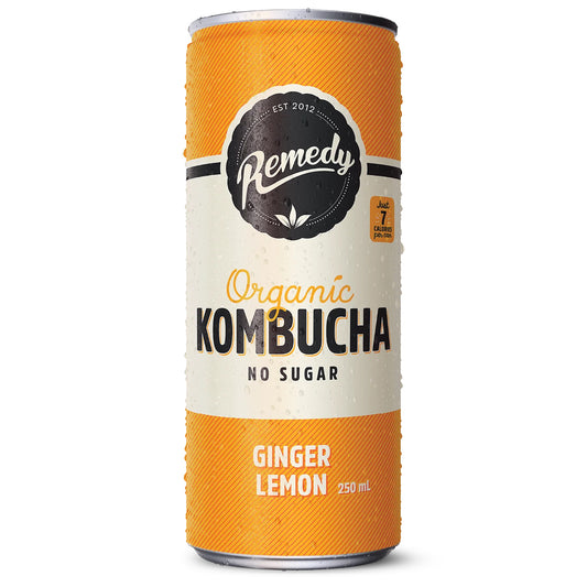 Remedy Kombucha Ginger Lemon