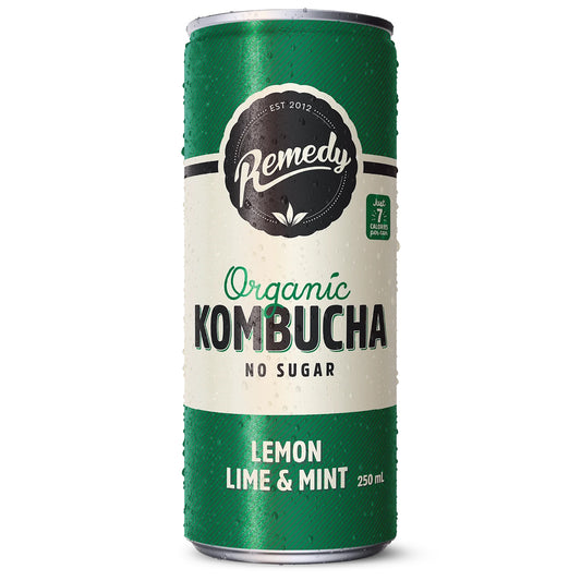 Remedy Kombucha Lemon Lime & Mint