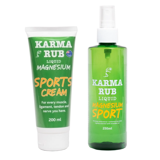 Magnesium Sports Cream + Magnesium Sports Spray