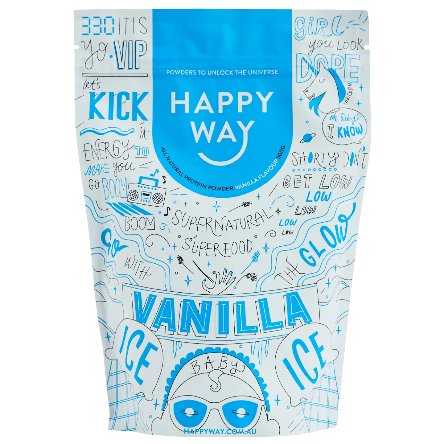 Vanilla Whey Protein Powder - 500g