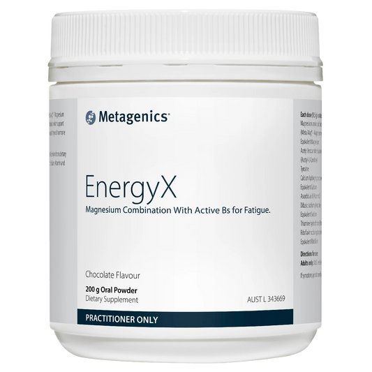 Metagenics EnergyX - Tropical / Chocolate Flavour 200g Oral Powder